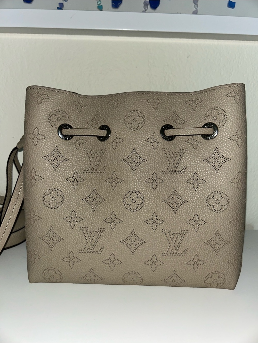 Louis Vuitton mahina Bella Shoulder crossbody Bag & pouch microchip - Picture 5 of 16